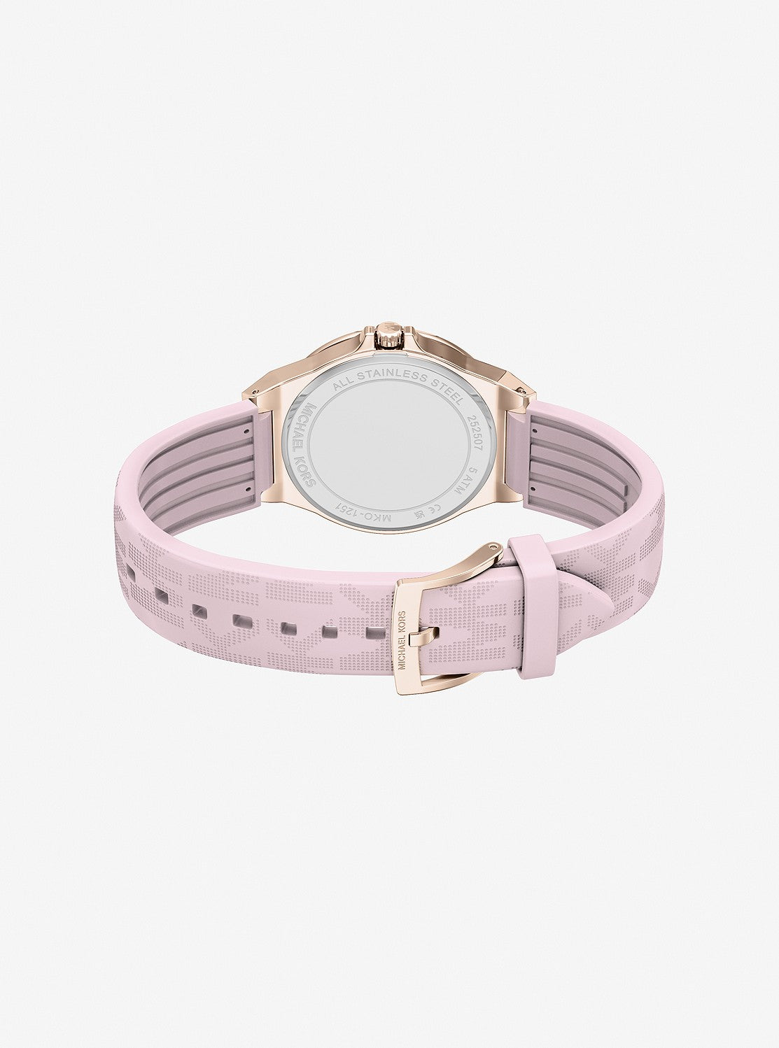 LENNOX 37MM PAVE SILICONE LOGO ウォッチ