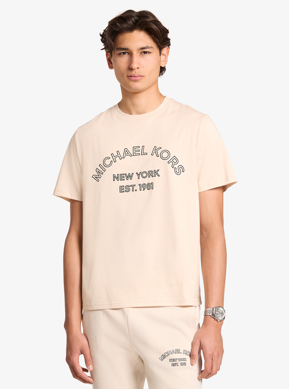 グラフィック ロゴ コットンジャージー Tシャツ