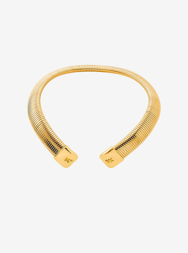 プレシャスメタル プレーティング ブラス トゥボガス カラー ネックレス