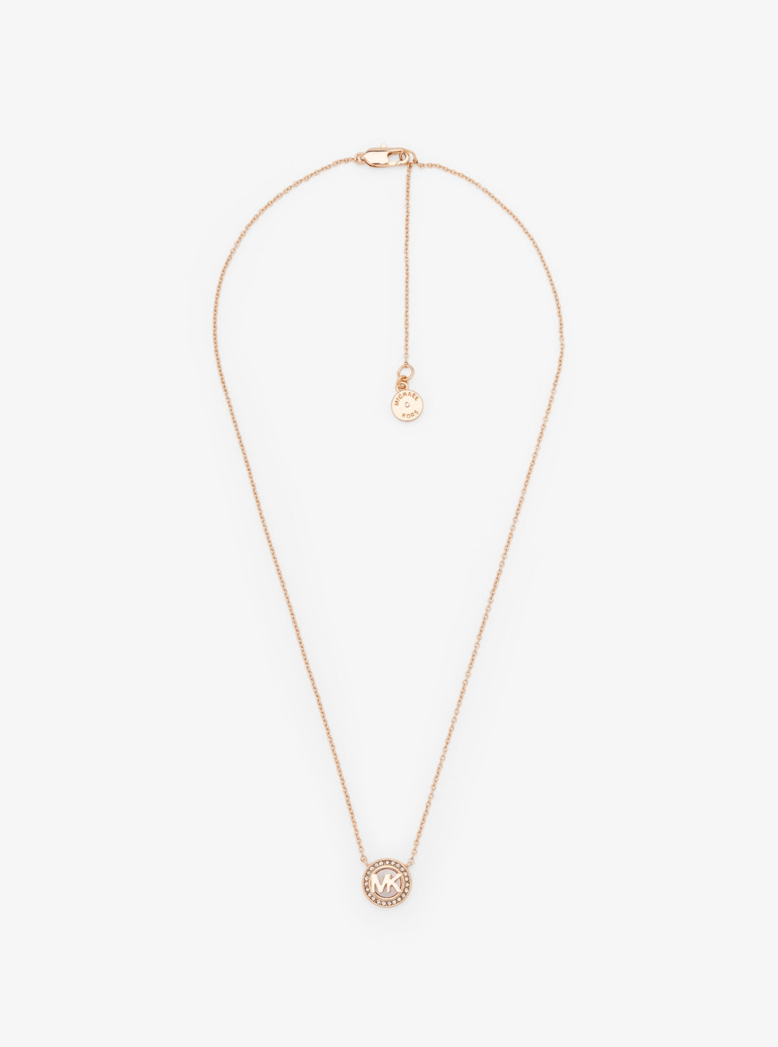 LOGO MOP PENDANT RG PINK