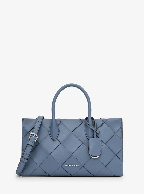 MIRELLA EW ウーヴン トップジップ サッチェル ミディアム