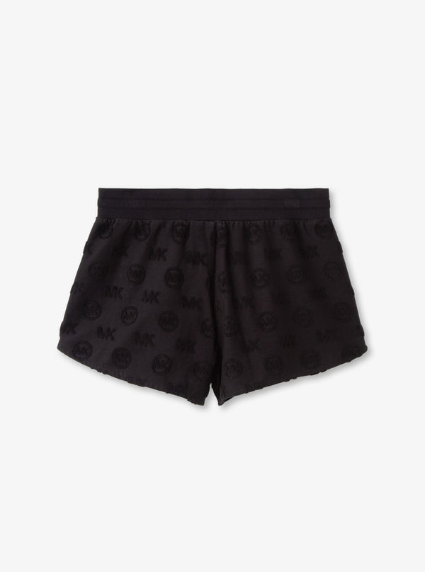 ロゴ ジャカード テリー ショートパンツ