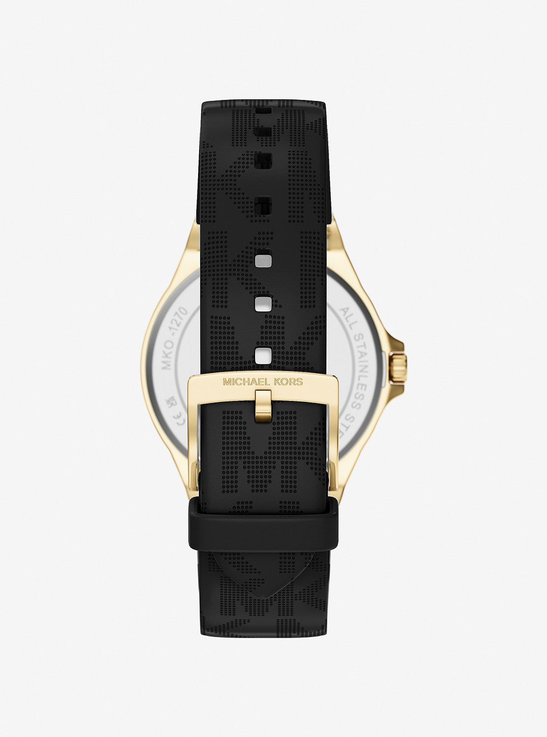 LENNOX 37MM PAVE SILICONE LOGO ウォッチ