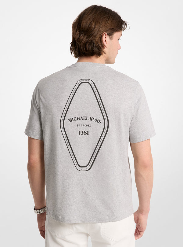 グラフィックロゴ コットン Tシャツ