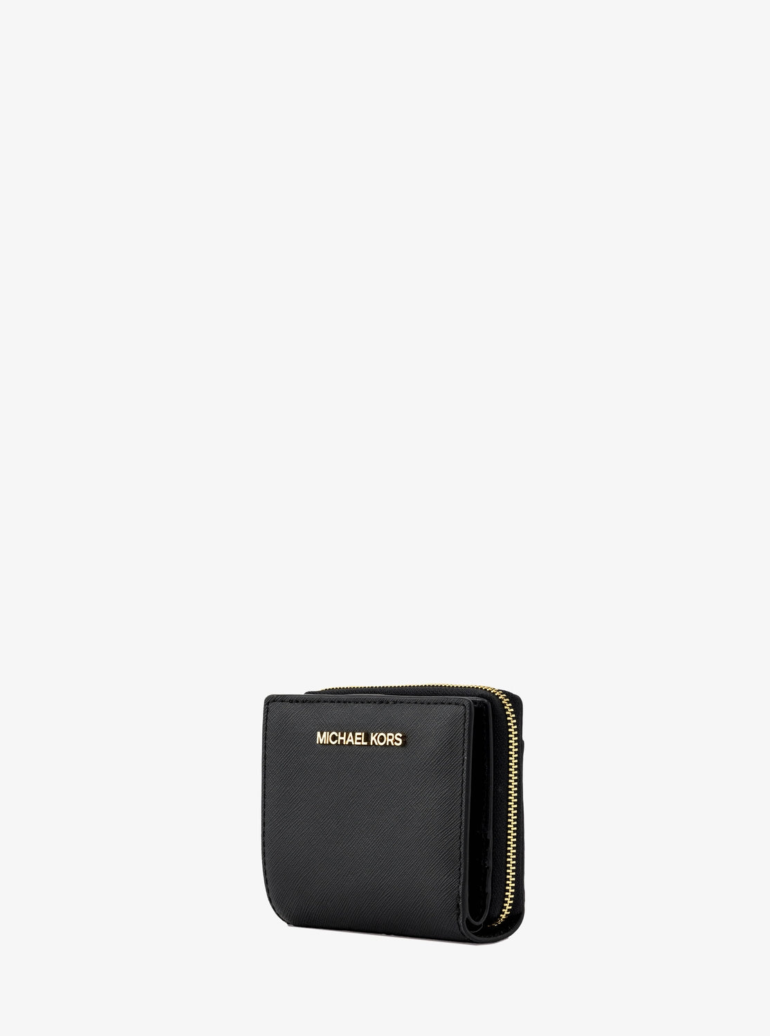 JET SET TRAVEL ビルフォールド ジップアラウンド チャーム ウォレット ミディアム