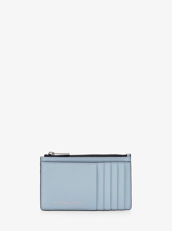 COOPER ぺブルレザー スリム ジップ ウォレット