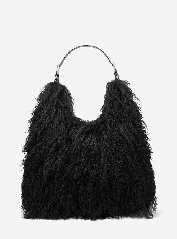 NOLITA シアリング レザー ホーボー ショルダー ラージ