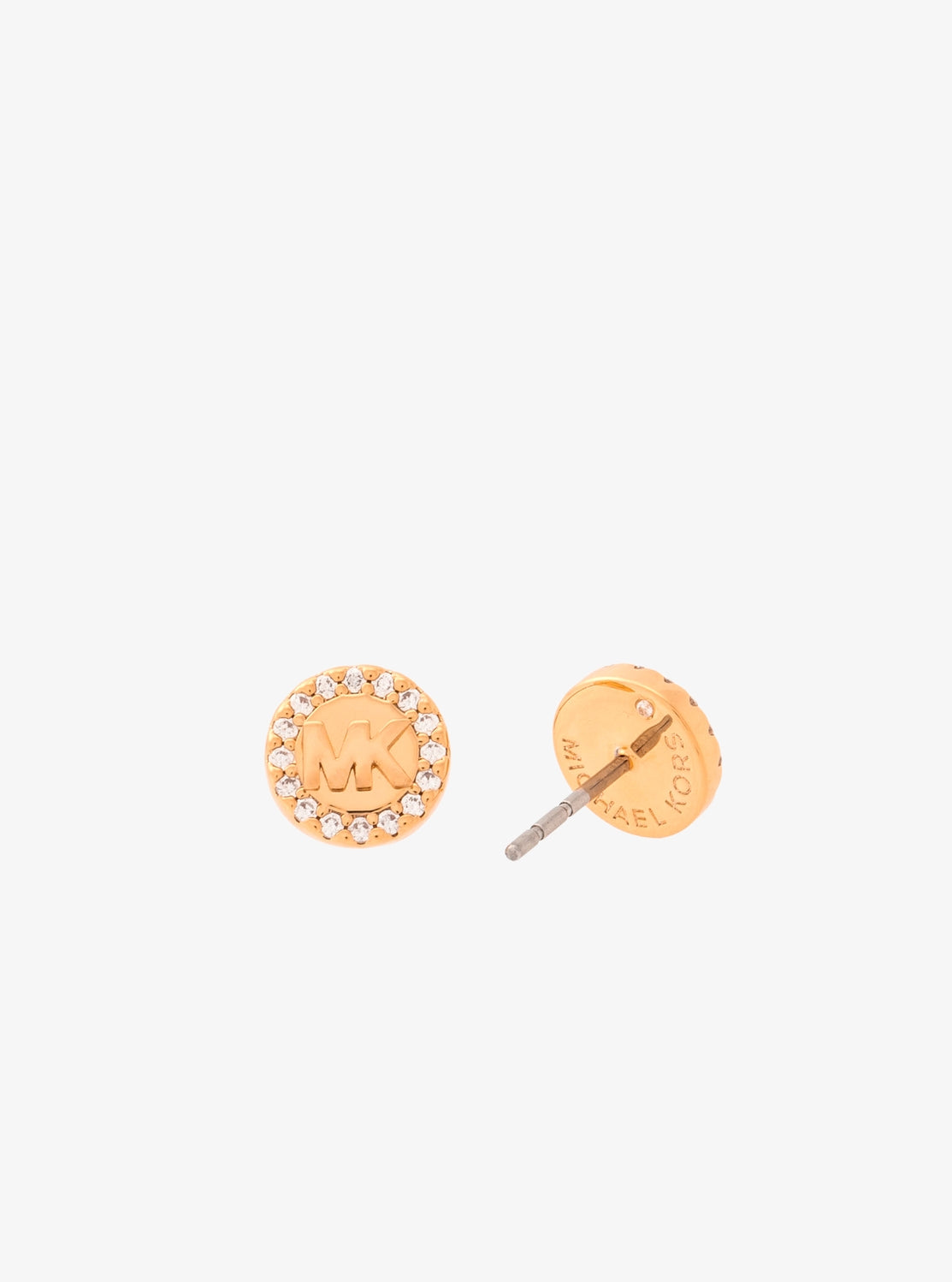 ロゴ スタッドピアス