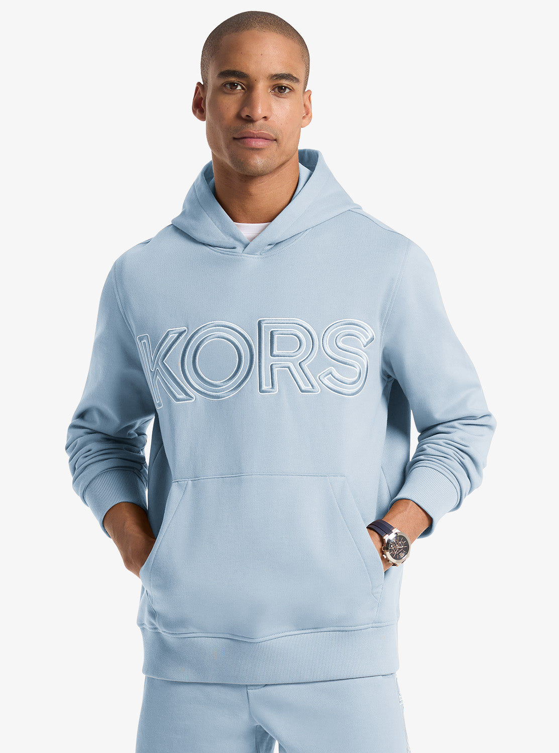 ロゴ コットン フーディ