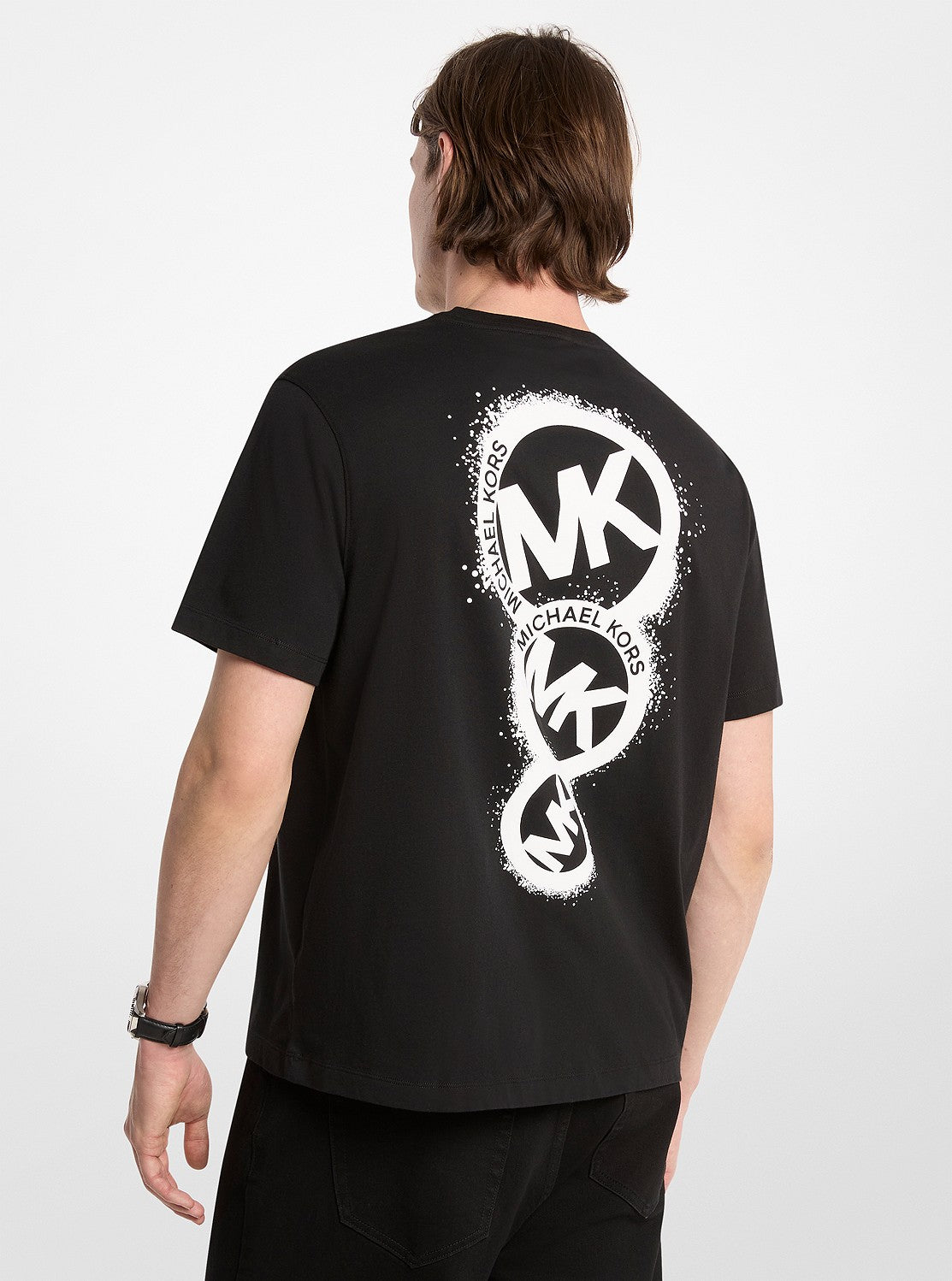 グラフィック ロゴ コットン ジャージー Tシャツ