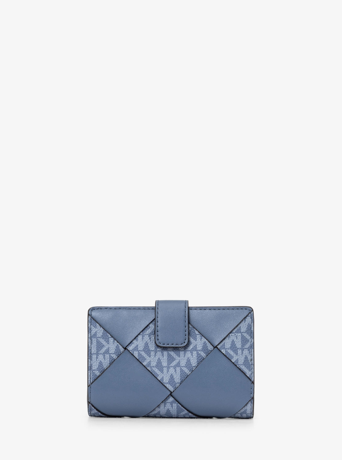 JET SET TRAVEL ウーヴン ビルフォールド ジップ コンパクト ウォレット ミディアム - MKシグネチャー