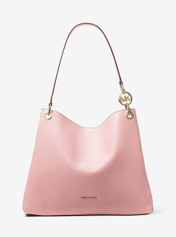 CHRISTINA ぺブルレザー トリプルガセット ショルダートート ラージ