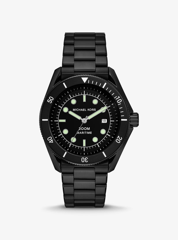 MARITIME オーバーサイズ ブラックトーン ウォッチ