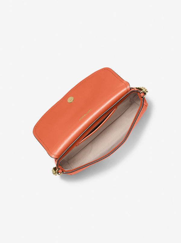 NOLITA ペブルレザー フラップ チェーン クロスボディ スモール