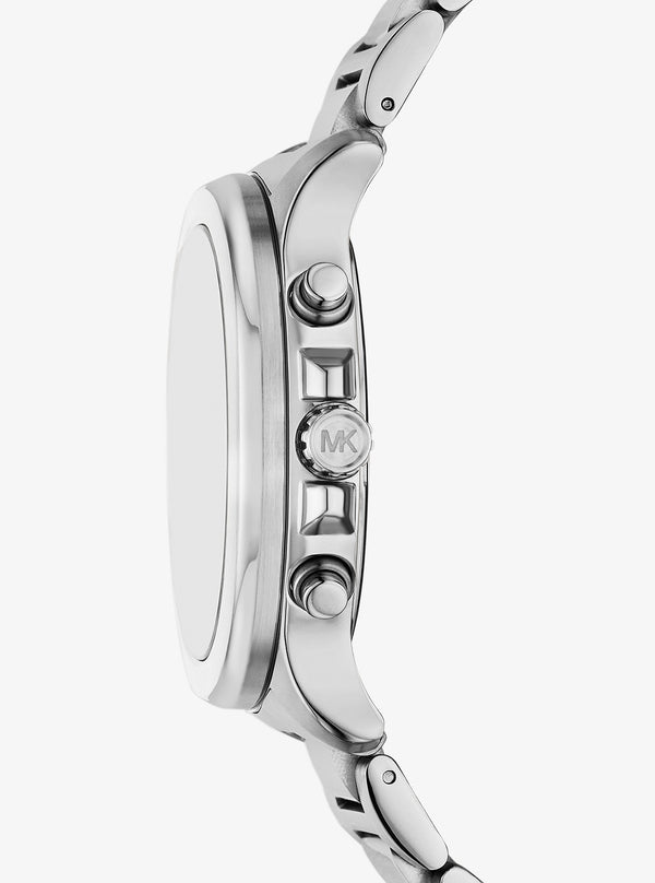 SAGE オーバーサイズ シルバートーン ウォッチ