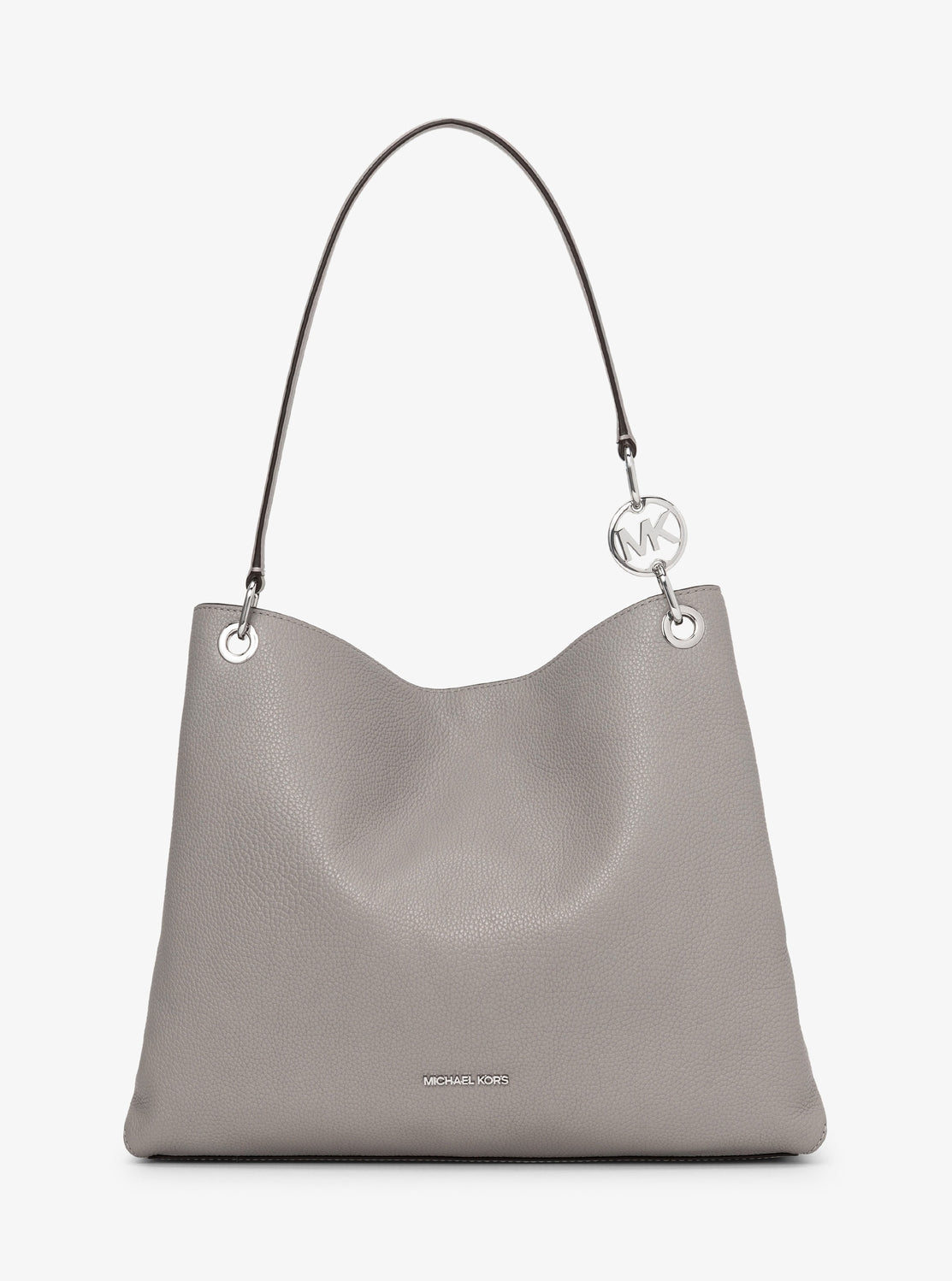 CHRISTINA ぺブルレザー トリプルガセット ショルダートート ラージ