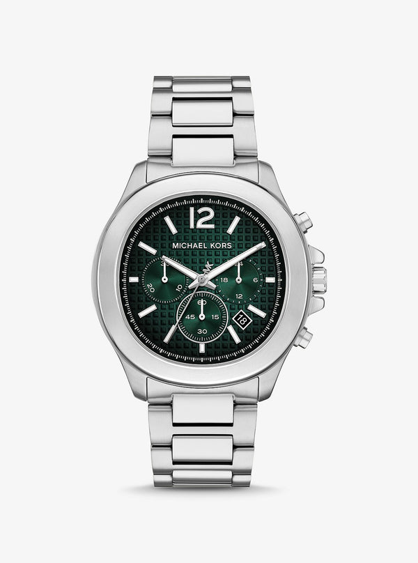 SAGE オーバーサイズ シルバートーン ウォッチ