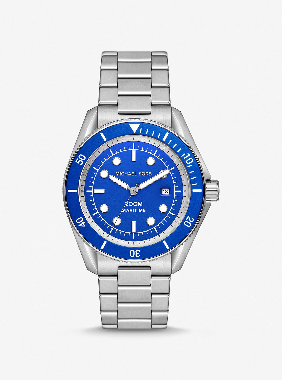オーバイサイズ マリンタイム シルバートーン ウォッチ 42mm