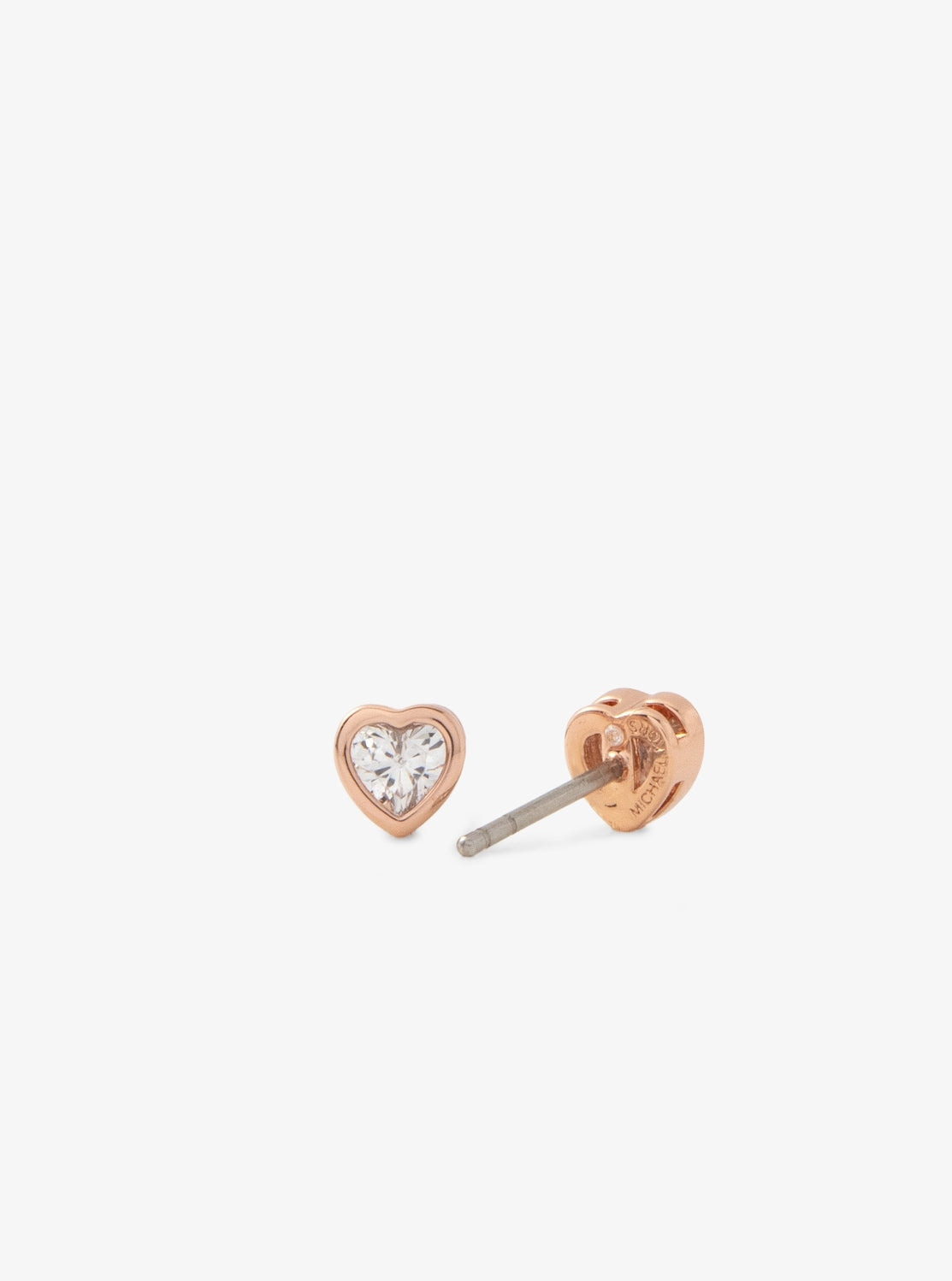ハート ライン ネックレス & スタッドピアス