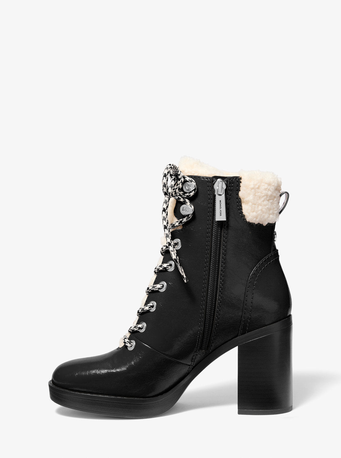 LACY フォーシアリング ブロックヒール ブーツ
