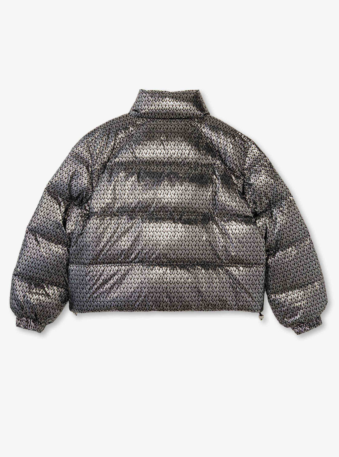メタリック MKロゴ パファー ジャケット