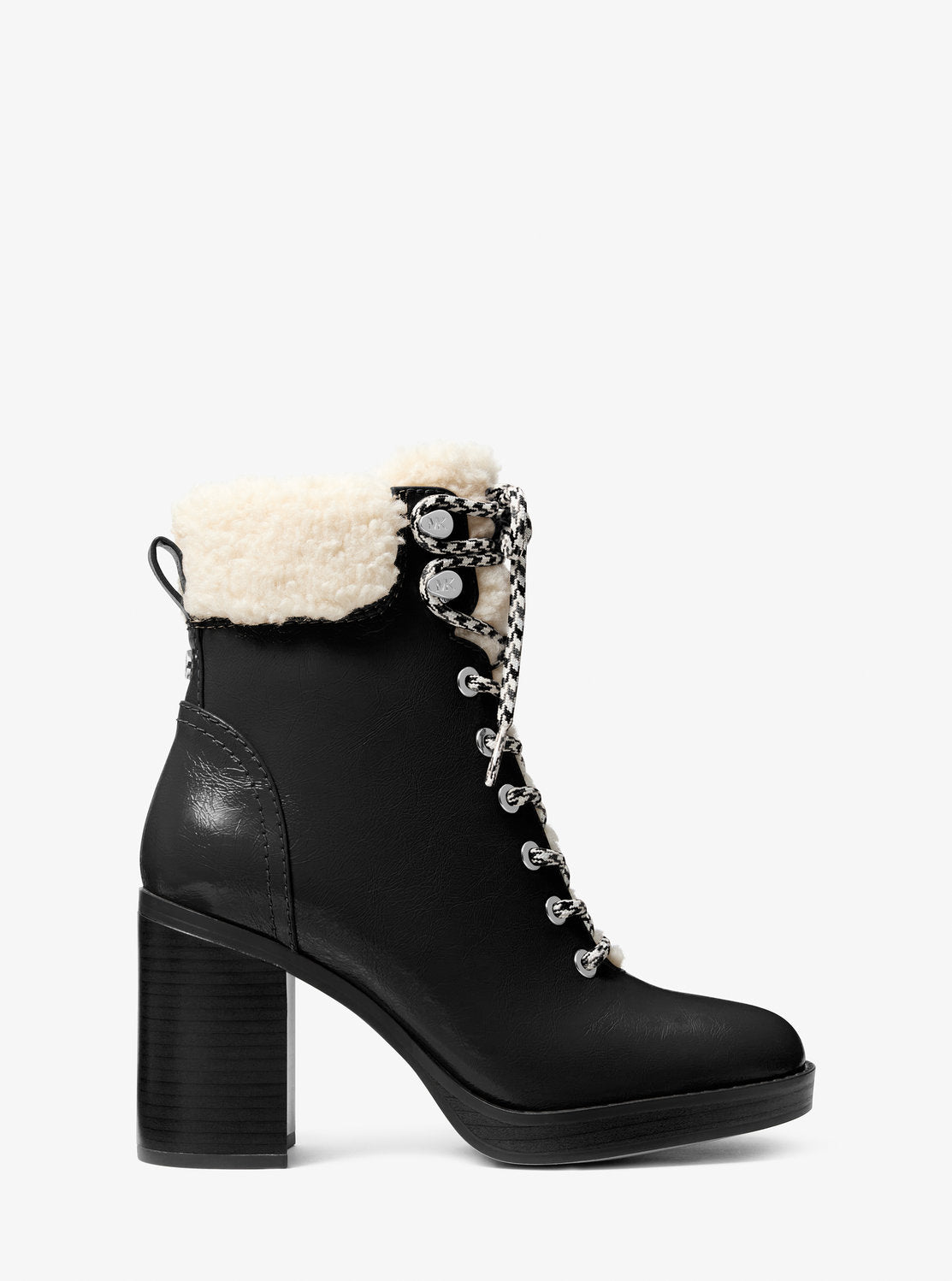 LACY フォーシアリング ブロックヒール ブーツ