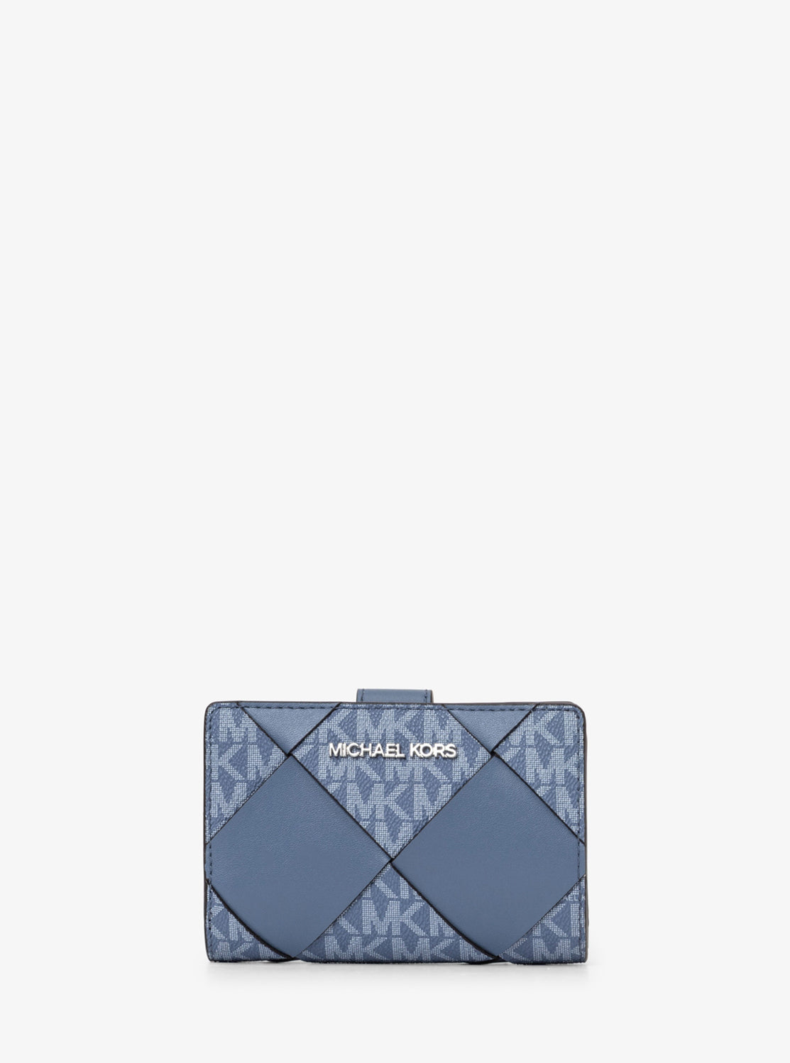 JET SET TRAVEL ウーヴン ビルフォールド ジップ コンパクト ウォレット ミディアム - MKシグネチャー