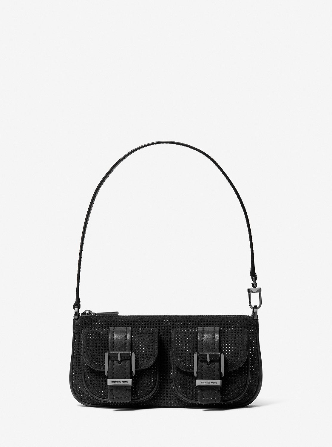 ZOE エンベリッシュ スエード ポシェット ショルダー スモール