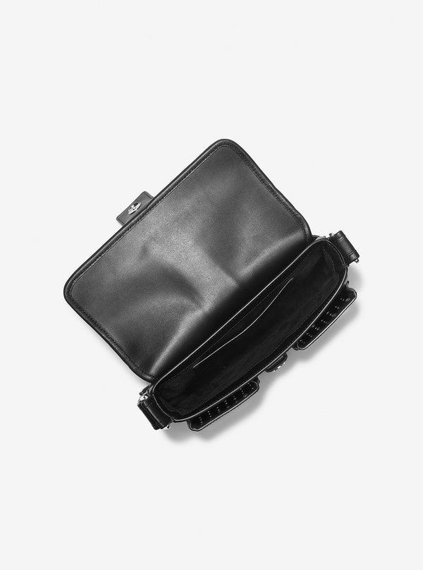 COLBY グロメット レザー ショルダー ミディアム