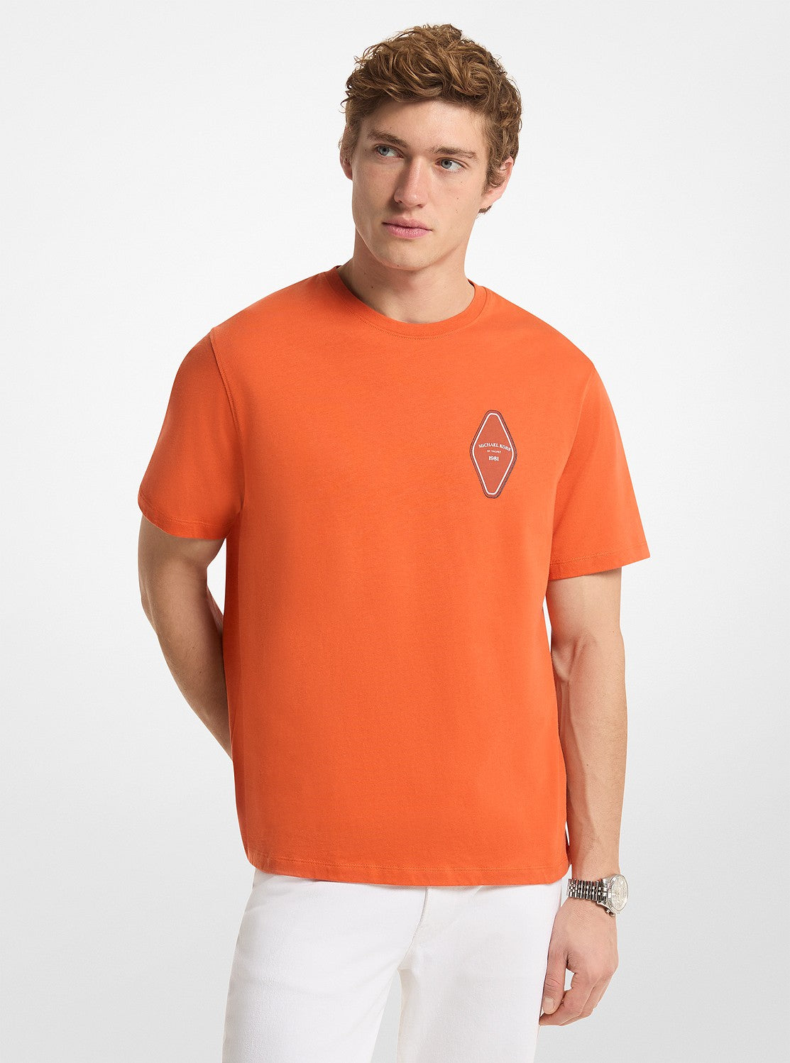 グラフィックロゴ コットン Tシャツ
