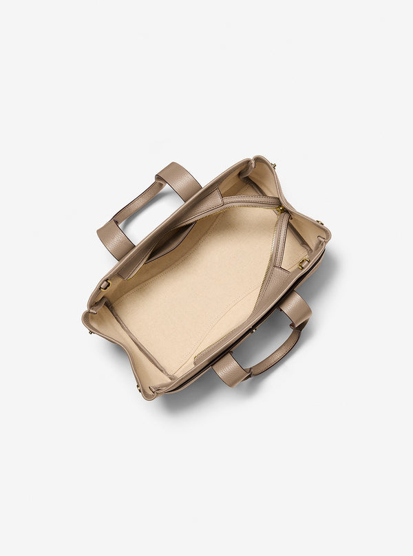 ROMEE ぺブルレザー サッチェル スモール