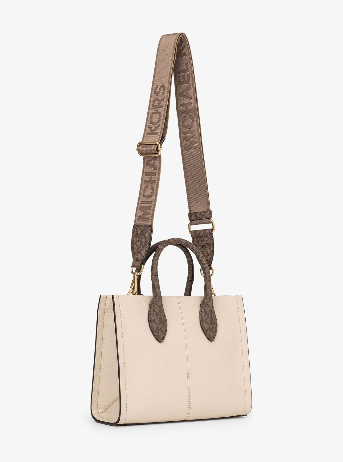 【日本限定】MIRELLA トップジップ ショッパートート クロスボディ スモール - MKシグネチャー