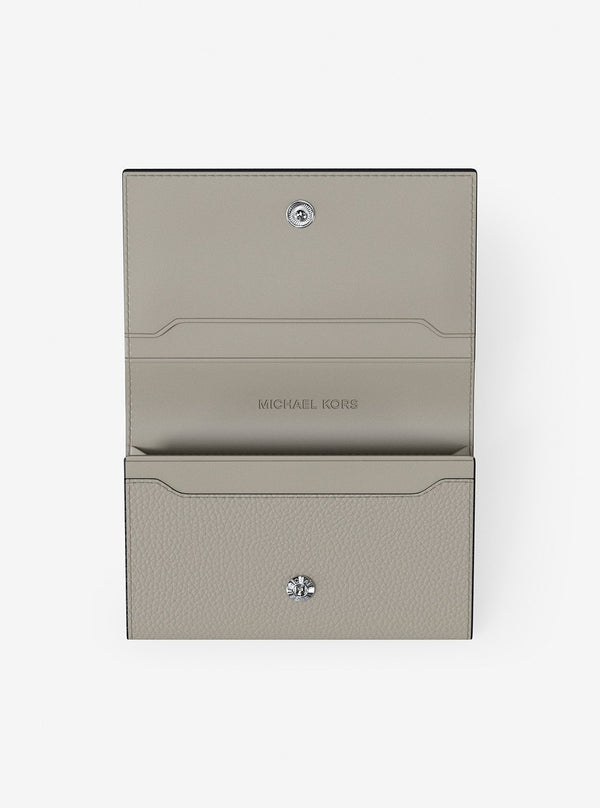 HUDSON ぺブルレザー カードケース
