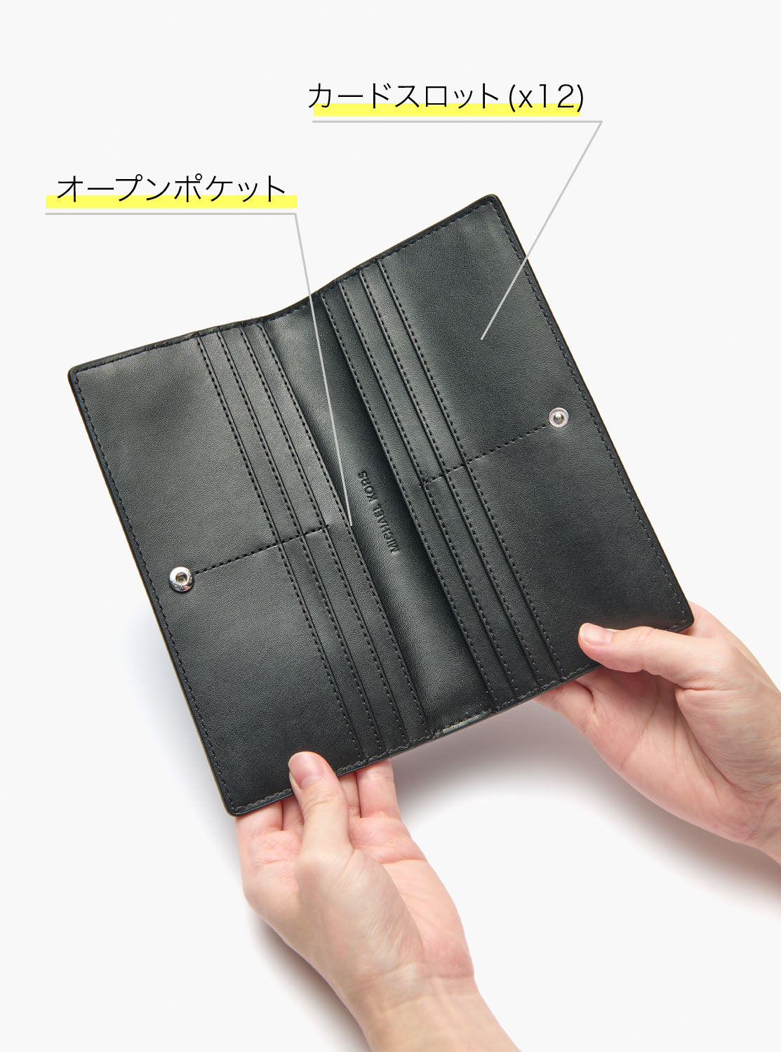 CARSON スナップ ウォレット ラージ