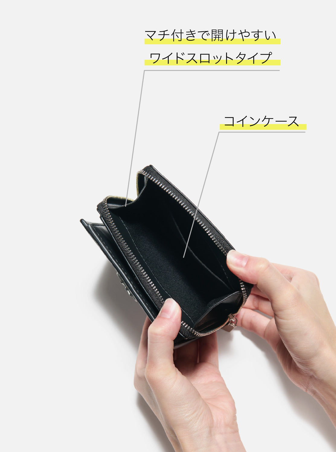 EMPIRE ビルフォールド ジップ ウォレット スモール