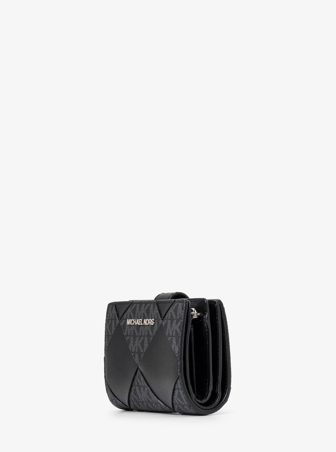 JET SET TRAVEL ウーヴン ビルフォールド ジップ コンパクト ウォレット ミディアム - MKシグネチャー