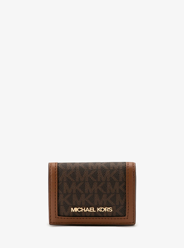 JET SET TRAVEL トライフォールド ジップ ウォレット エクストラスモール - MKシグネチャー