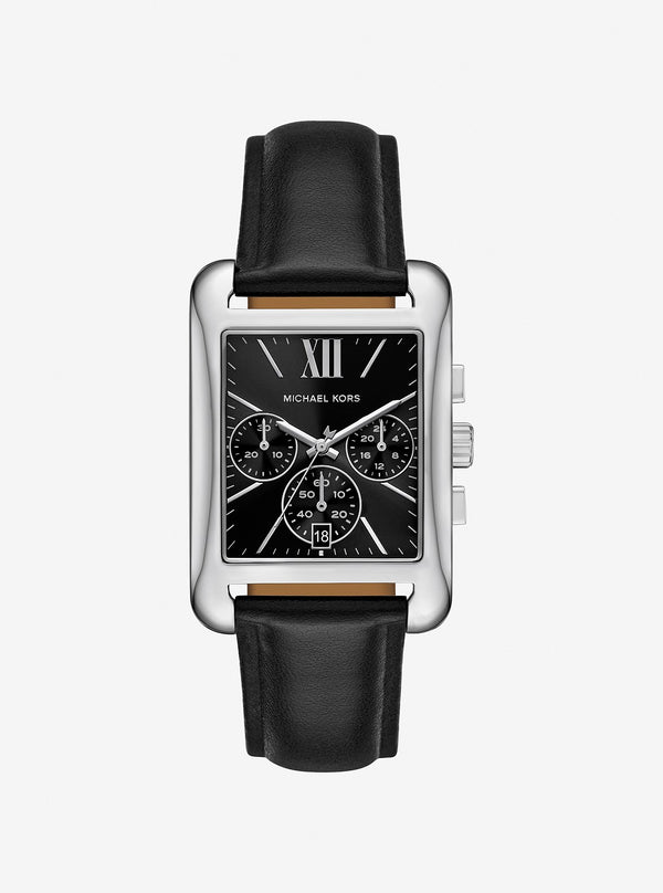 MONROE シルバートーン レザーウォッチ