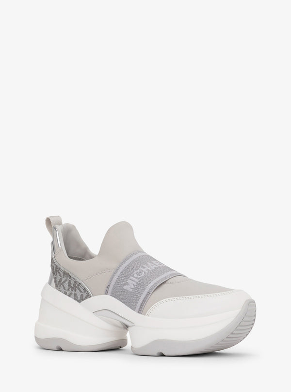 OLYMPIA メタリック スキューバ スリッポン スニーカー
