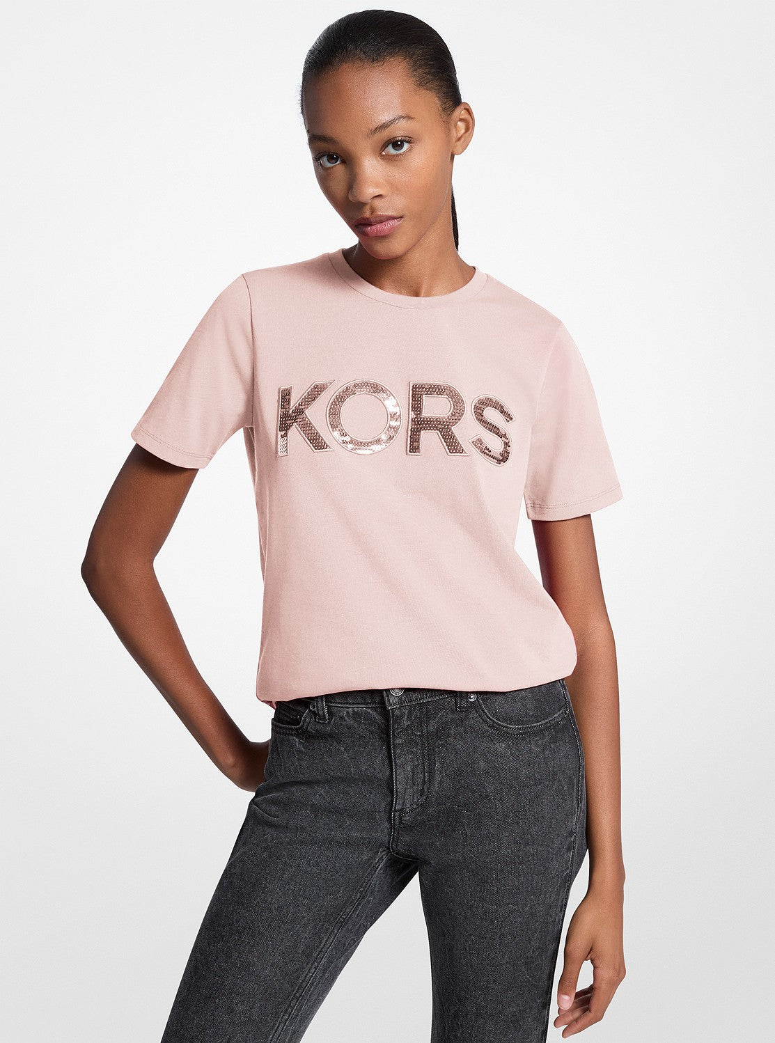 KORS シークイン クラシック Tシャツ