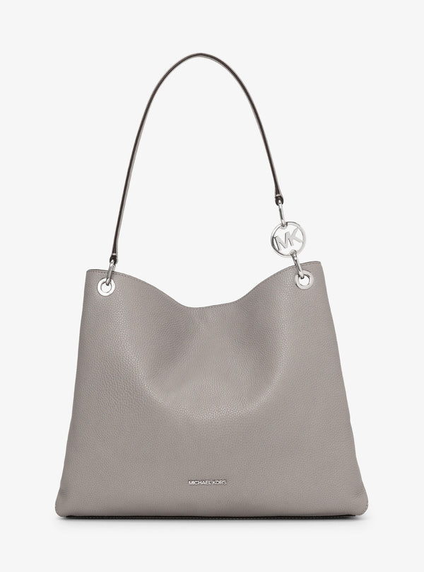 CHRISTINA ぺブルレザー トリプルガセット ショルダートート ラージ