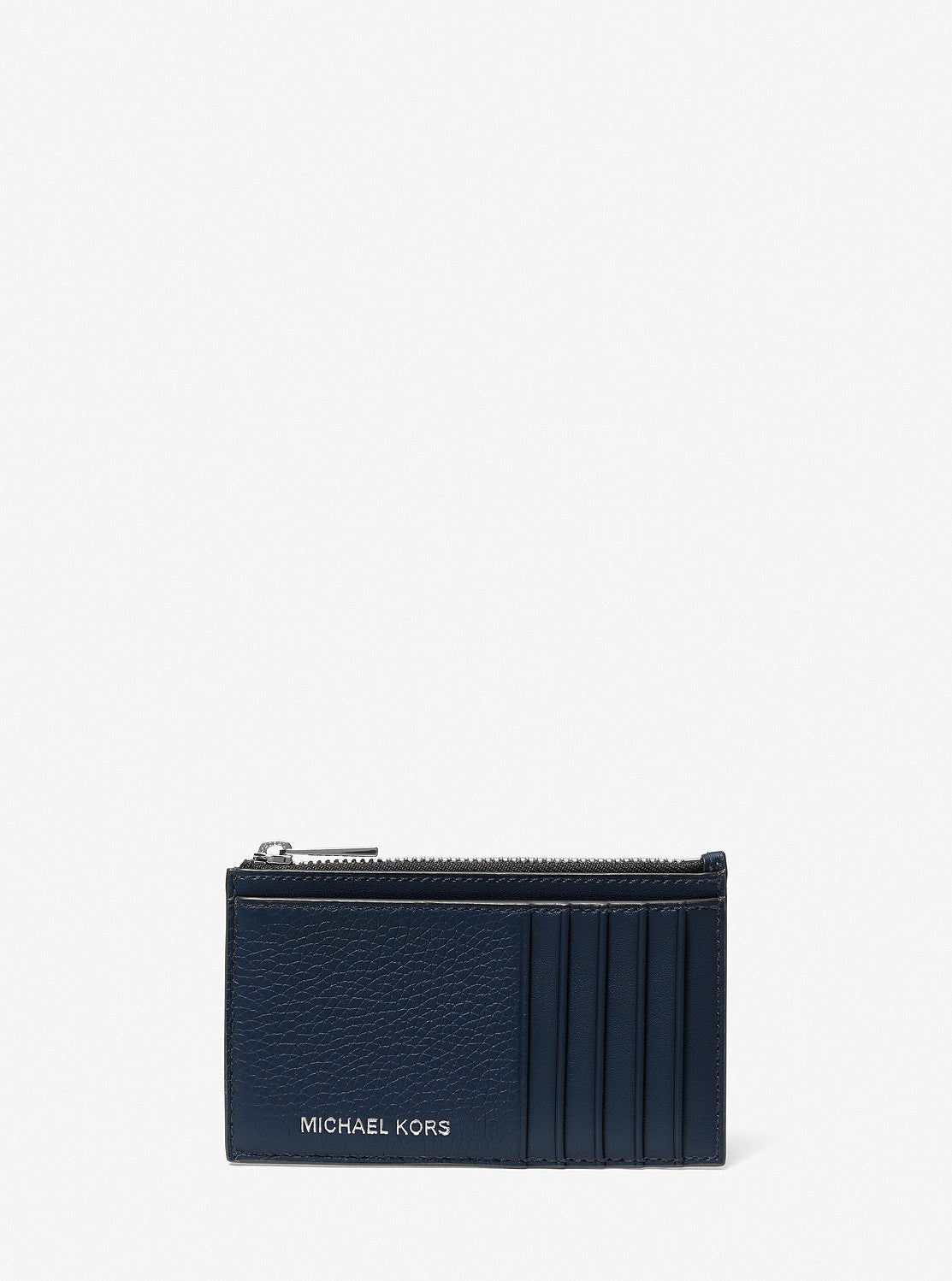 COOPER ぺブルレザー スリム ジップ ウォレット
